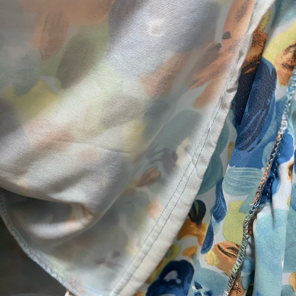 NWOT - Anna Kay Blue Wrap Dress, Size M/L. Never worn, excellent condition. - Picture 5 of 8